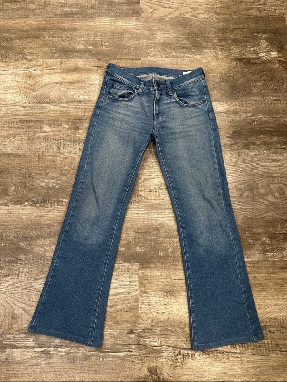 Women's 18th Amendment Garland Blue Flare Jeans Size 28